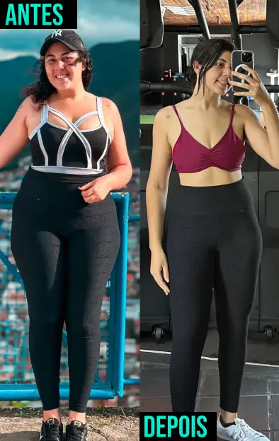 Antes e Depois de usar Secaps Black